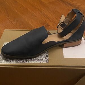 Journee Collection Blue Ankle Strap Flats